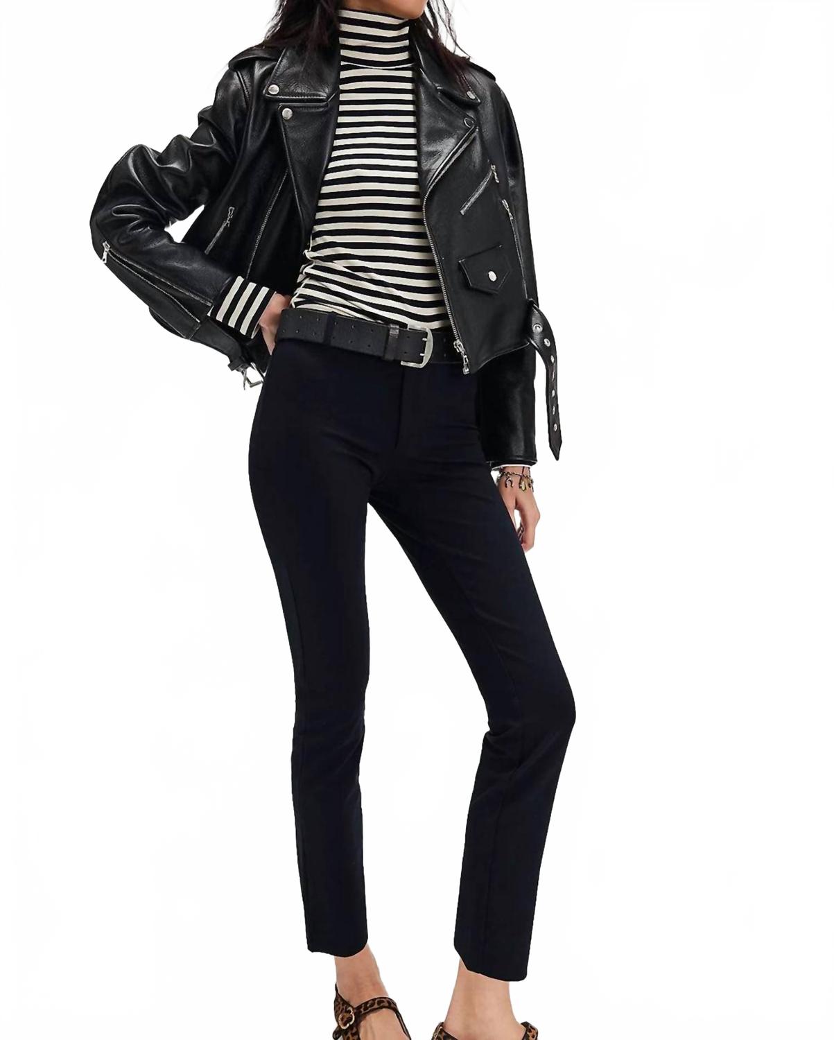 

Узкие брюки Molly черного цвета Free People, черный