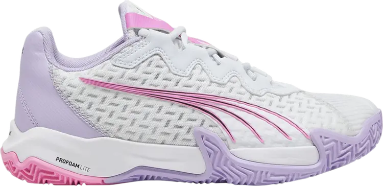 Кроссовки Wmns Nova Elite 'Silver Mist Vivid Violet', белый