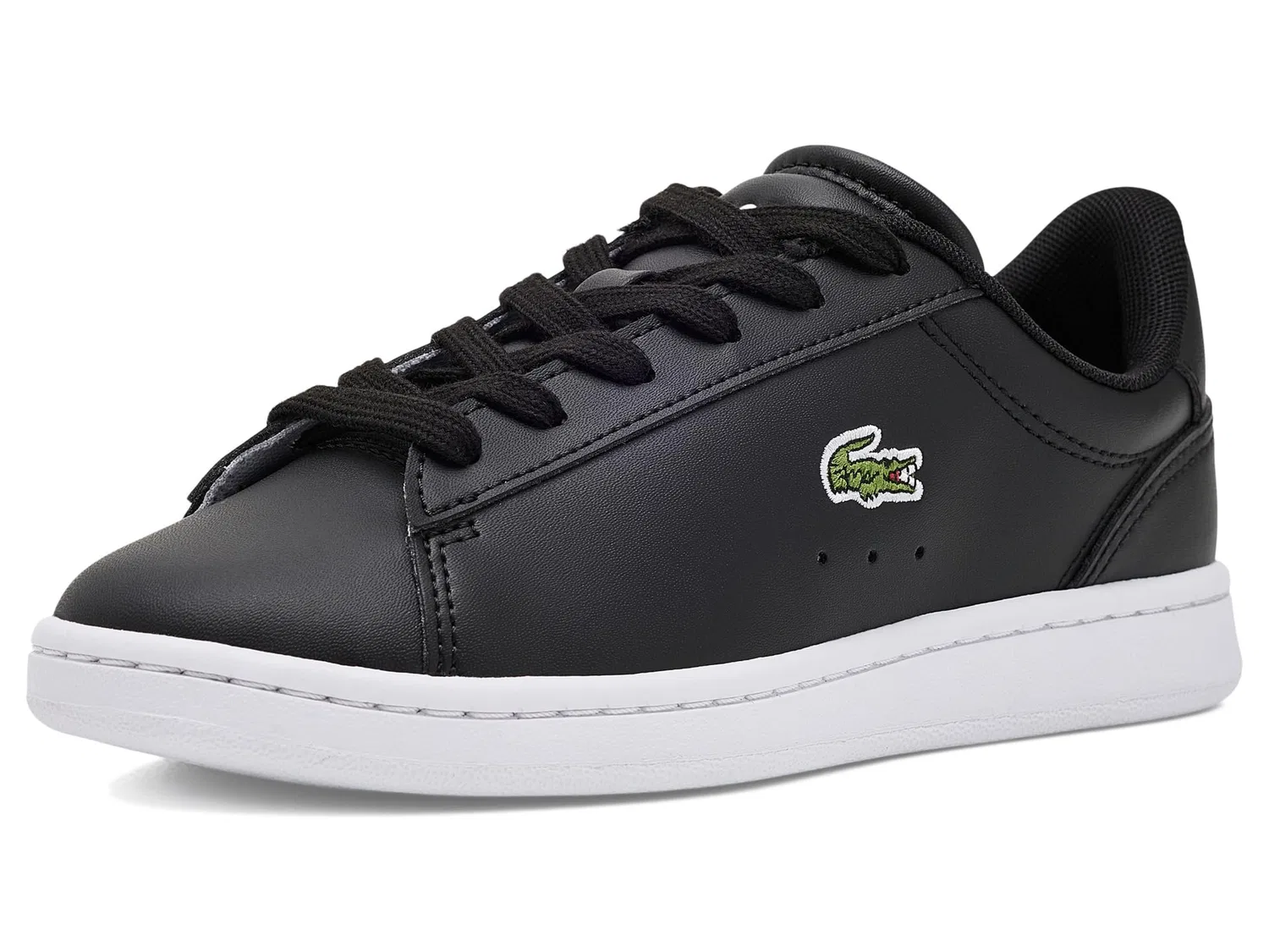 Кроссовки Carnaby Set (для маленьких и больших детей) Lacoste Kids, Black/White — фото 2