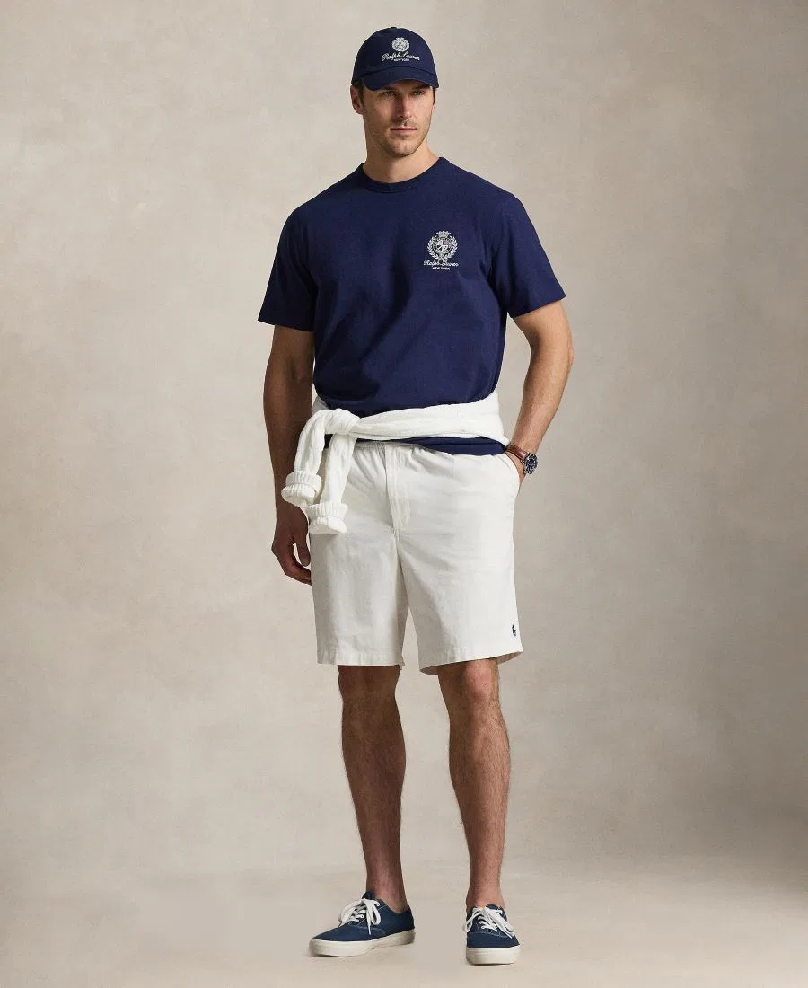 Мужская футболка с вышивкой Polo Ralph Lauren, Newport Navy — фото 2
