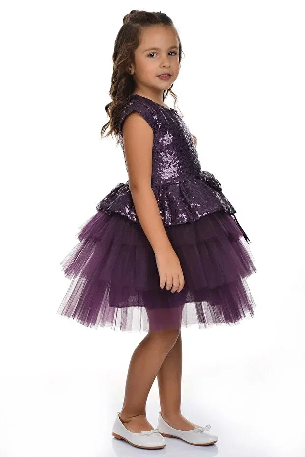 Детское платье для девочек с пайетками Sequin Tutu Party Dress Mnk, Murdum — фото 3
