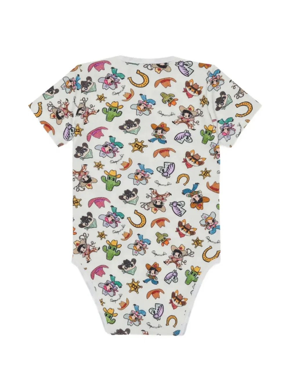 Комплект из трех боди с логотипом Dsquared2 Kids, бежевый — фото 3