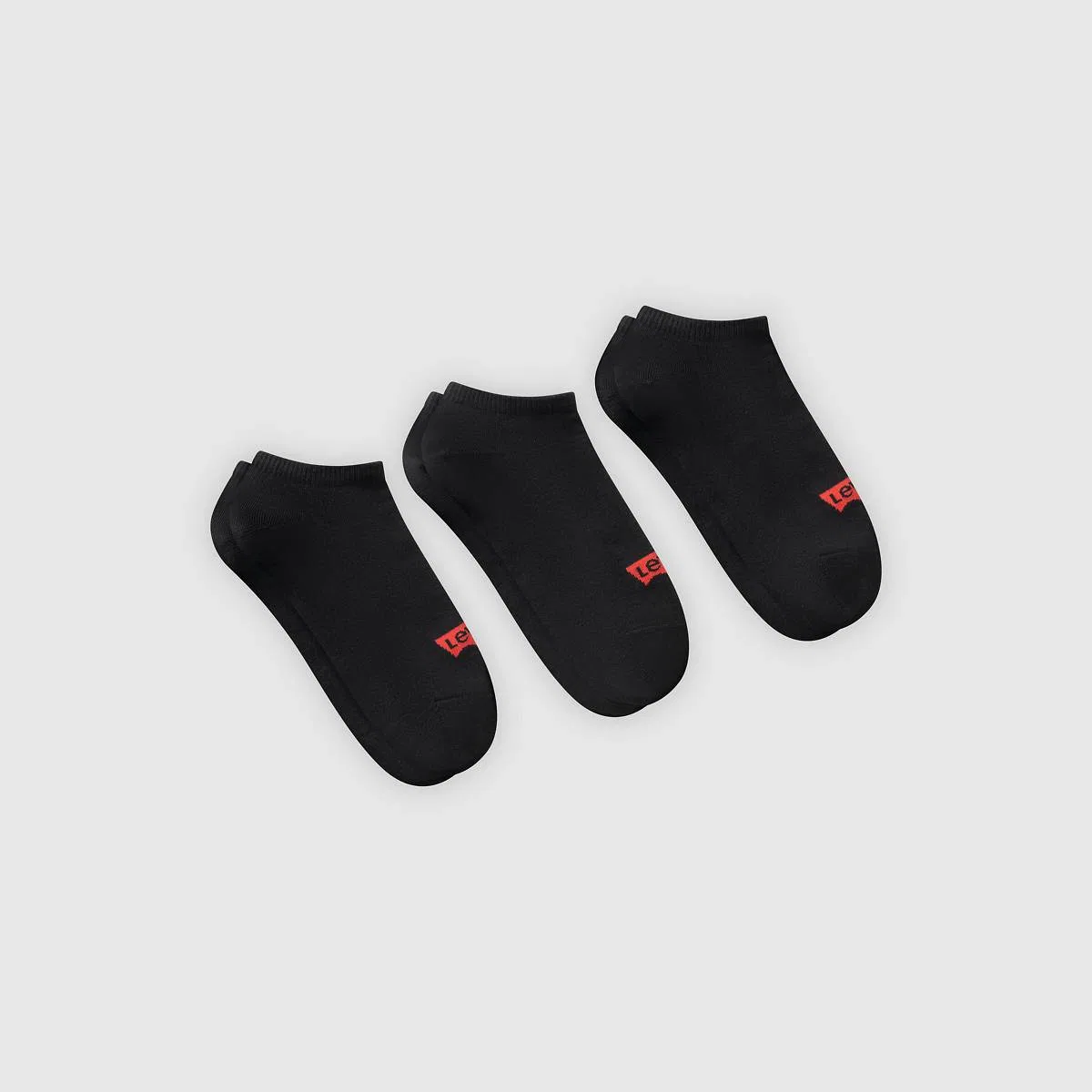 Низкие носки (3 шт.) Levi's, Black