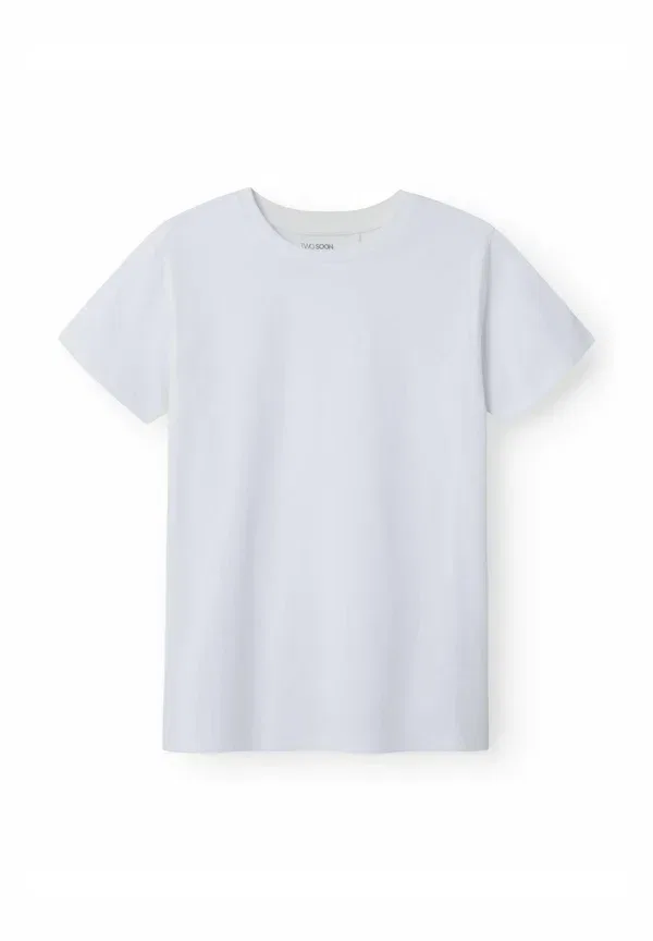 Футболка хлопковая Basic T-shirt Two Soon, Grey Melange, серый — фото 4
