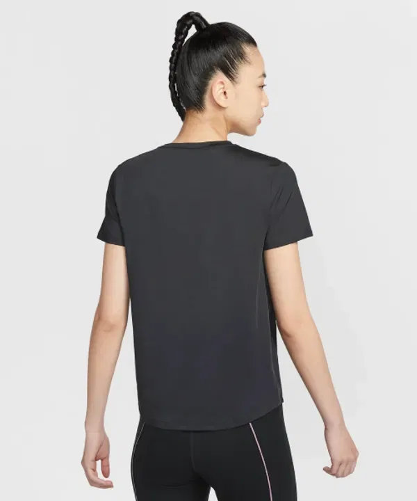 Футболка с коротким рукавом Nike One Classic Dri-FIT, черный, белый — фото 2