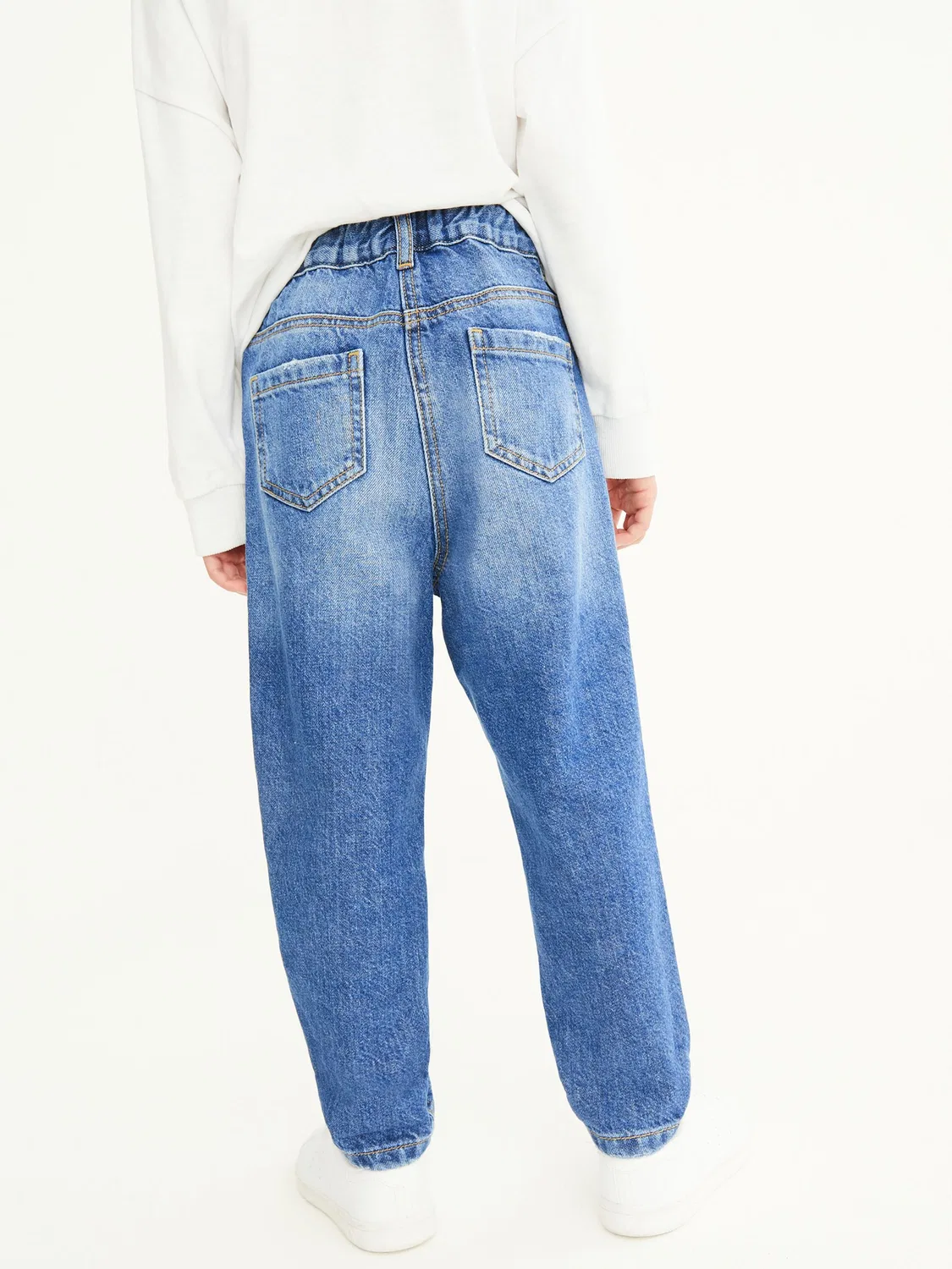 Джинсы mom fit из 100% хлопка Next, Blue Denim — фото 3