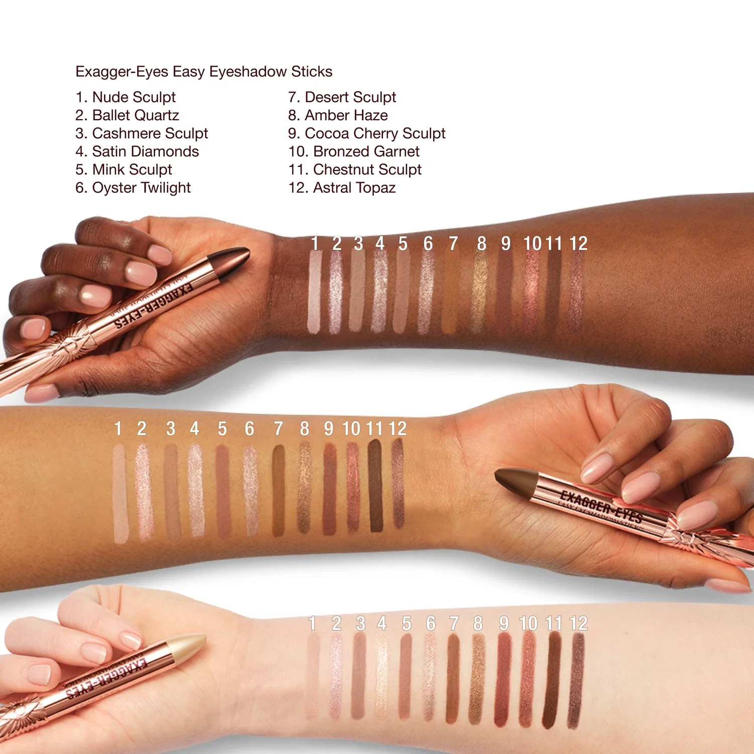 Тени для век Exagger-Eyes Easy Eyeshadow Stick Charlotte Tilbury, Astral Topaz — фото 4