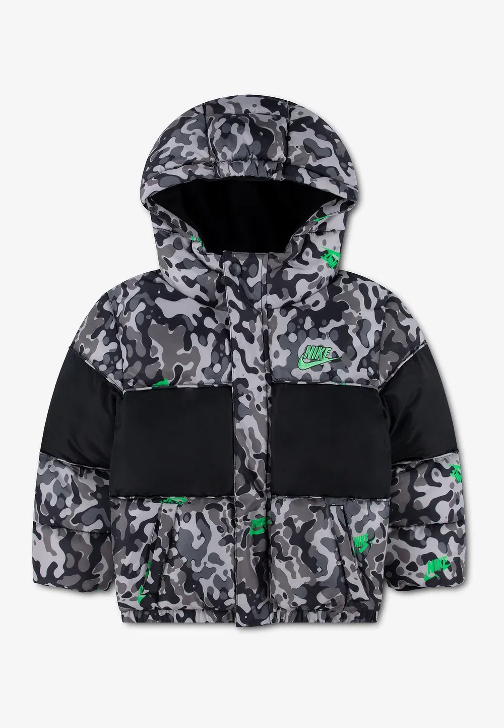 Пуховик с логотипом, выполненный в смешанной технике - зимняя куртка Nike Sportswear, Cave Stone
