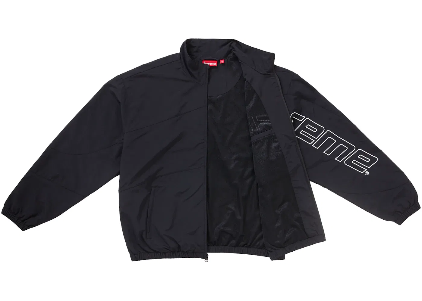 Мужская куртка с принтом Supreme Curve Track Jacket (SS24) Supreme, Black — фото 2