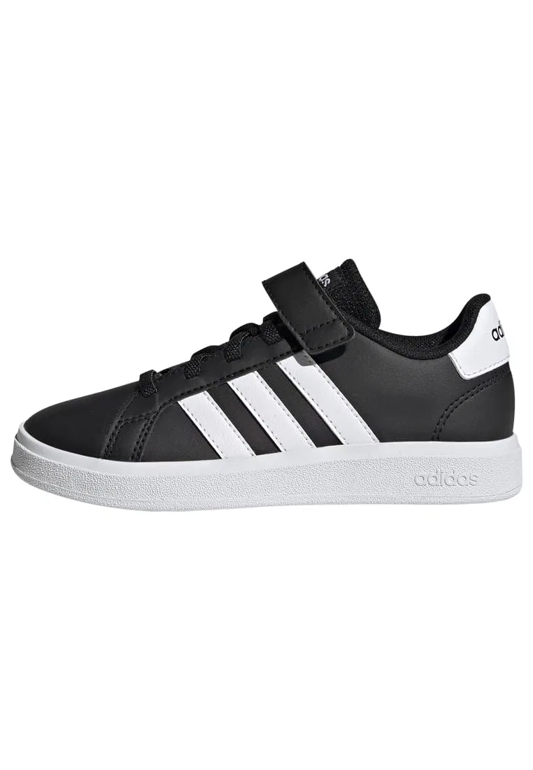 Детские кроссовки для мальчиков с цельной подошвой Grand Court 2.0 Adidas, Core Black Ftwr White Core Black