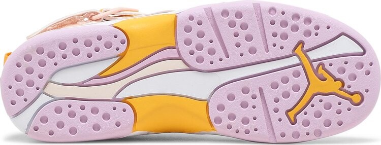 Кроссовки Air Jordan 8 Retro PS Light Arctic Pink, розовый — фото 4