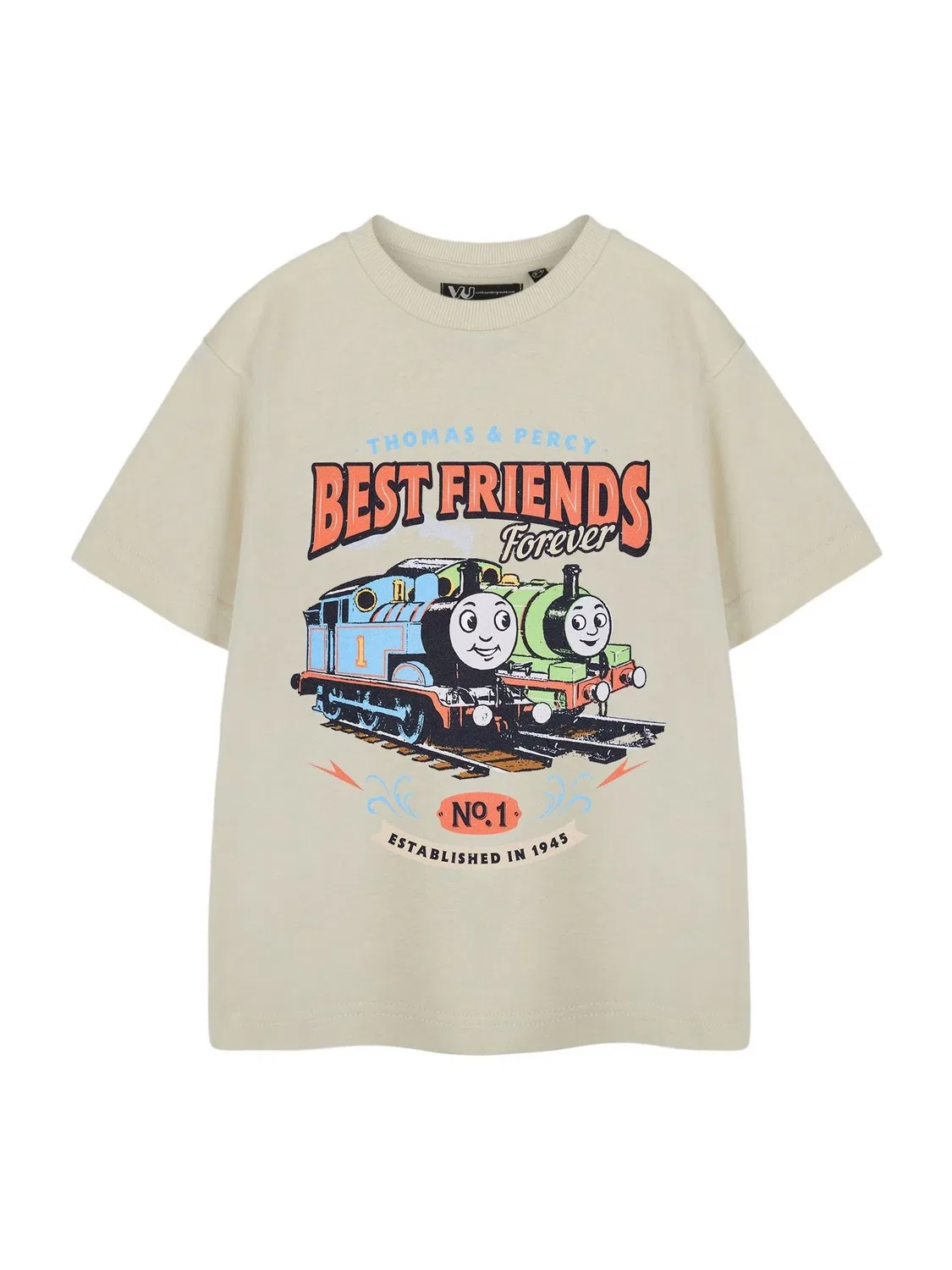 Футболка с принтом Thomas and Friends Vanilla Underground, кремовый