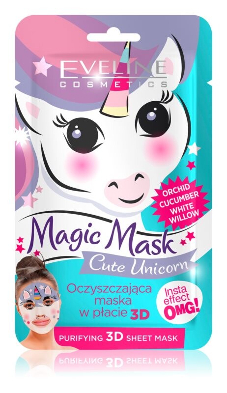 

Маска глубокого очищения 3D Eveline Cosmetics Magic Mask Cute Unicorn