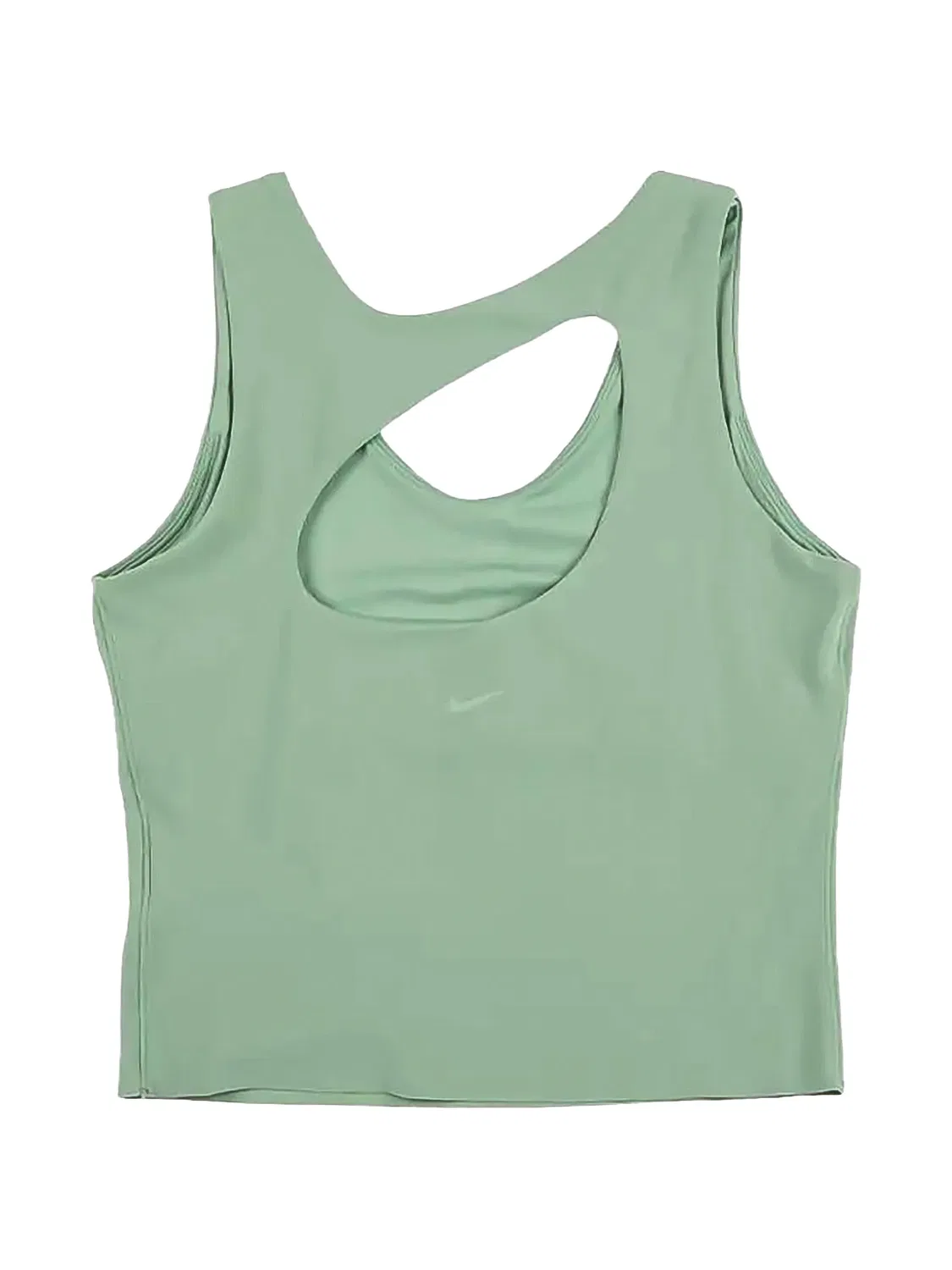 Топ Zenvy Dri-FIT с вырезами Nike, зеленый — фото 2