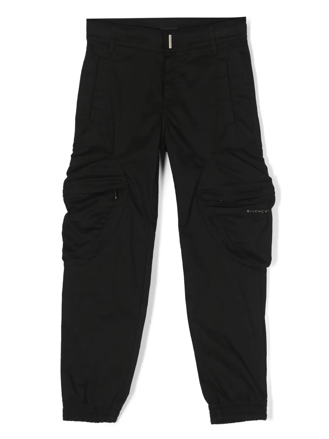 Брюки из Габардина с Логотипом Givenchy, черный
