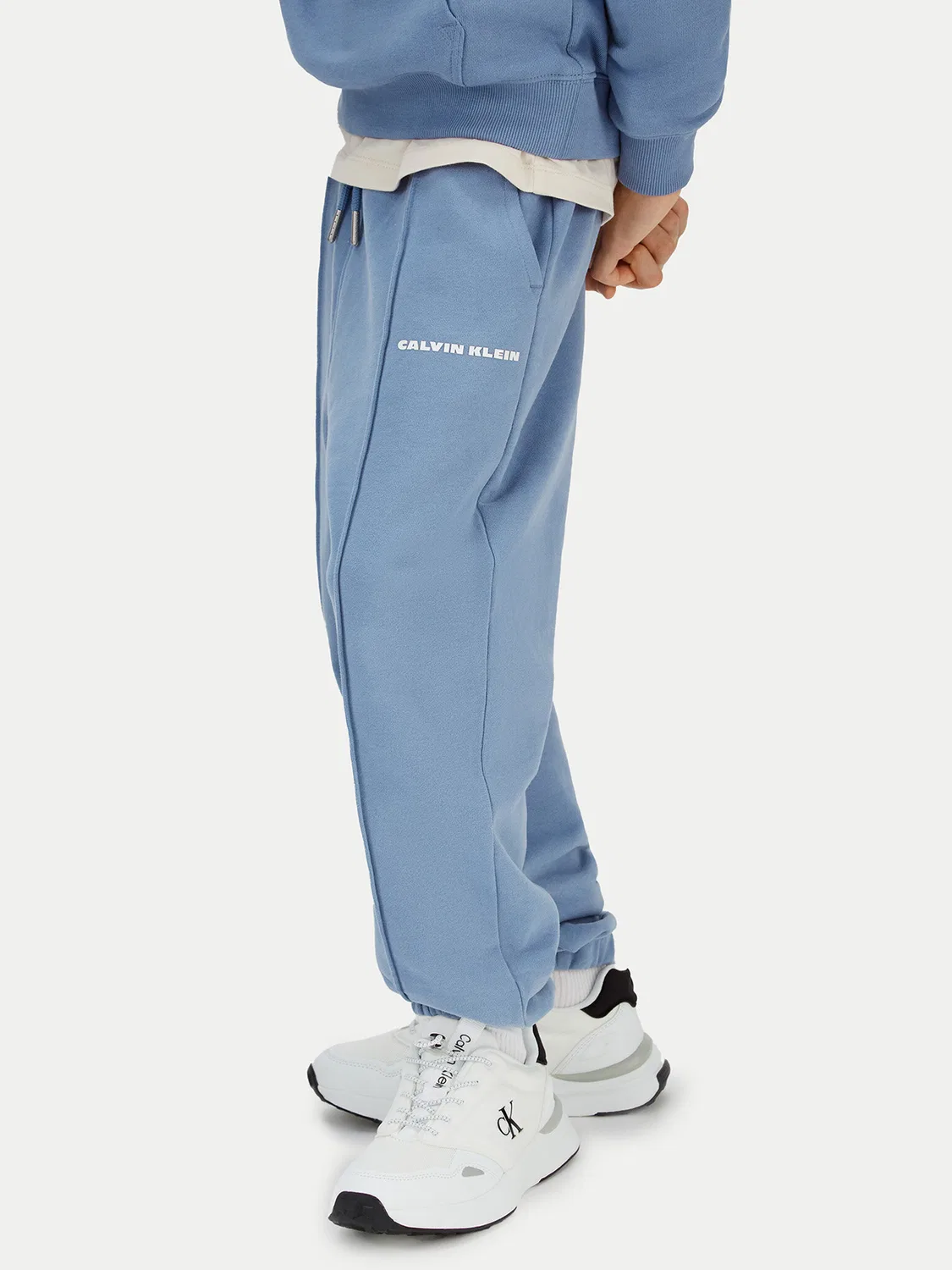 Спортивные брюки свободного кроя для мальчика Pintuck Calvin Klein Jeans, синий