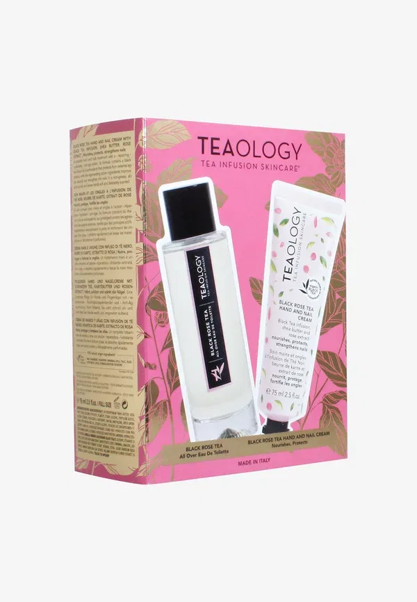 Набор для ухода за кожей Black Rose Tea Eau de Toilette и крем для рук и ногтей, Teaology, Black — фото 2