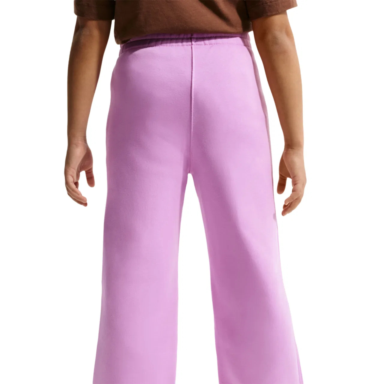 Брюки для девочек NSW Club Fleece WL Nike, цвет Lt Magenta/Lt Magenta/White — фото 4