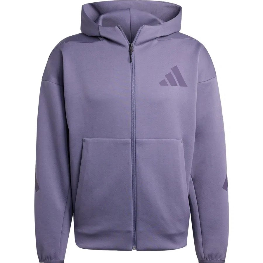 Худи с капюшоном и полной застежкой-молнией Sportswear Z.N.E. adidas, Черный — фото 3