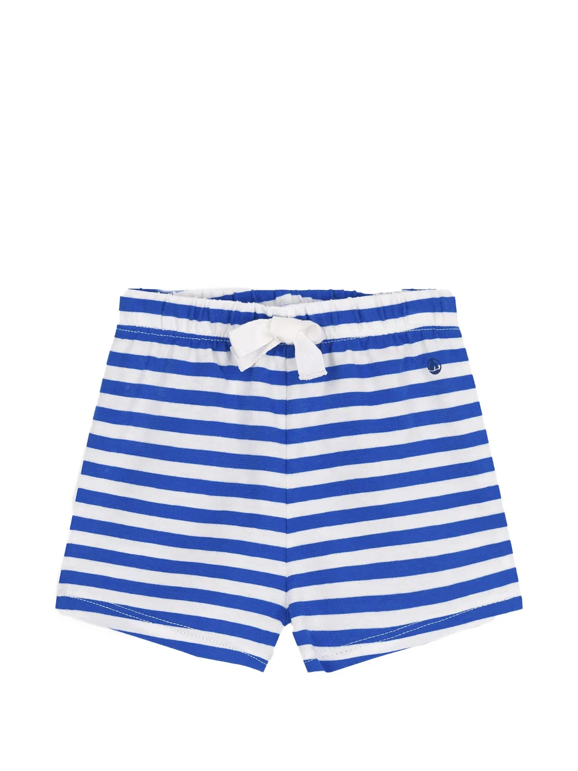 Полосатые шорты с кулиской Petit Bateau, синий
