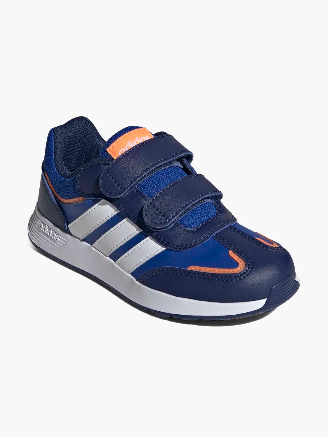 Детские полуботинки на липучках Adidas TENSAUR SWITCH CF C, синий — фото 2
