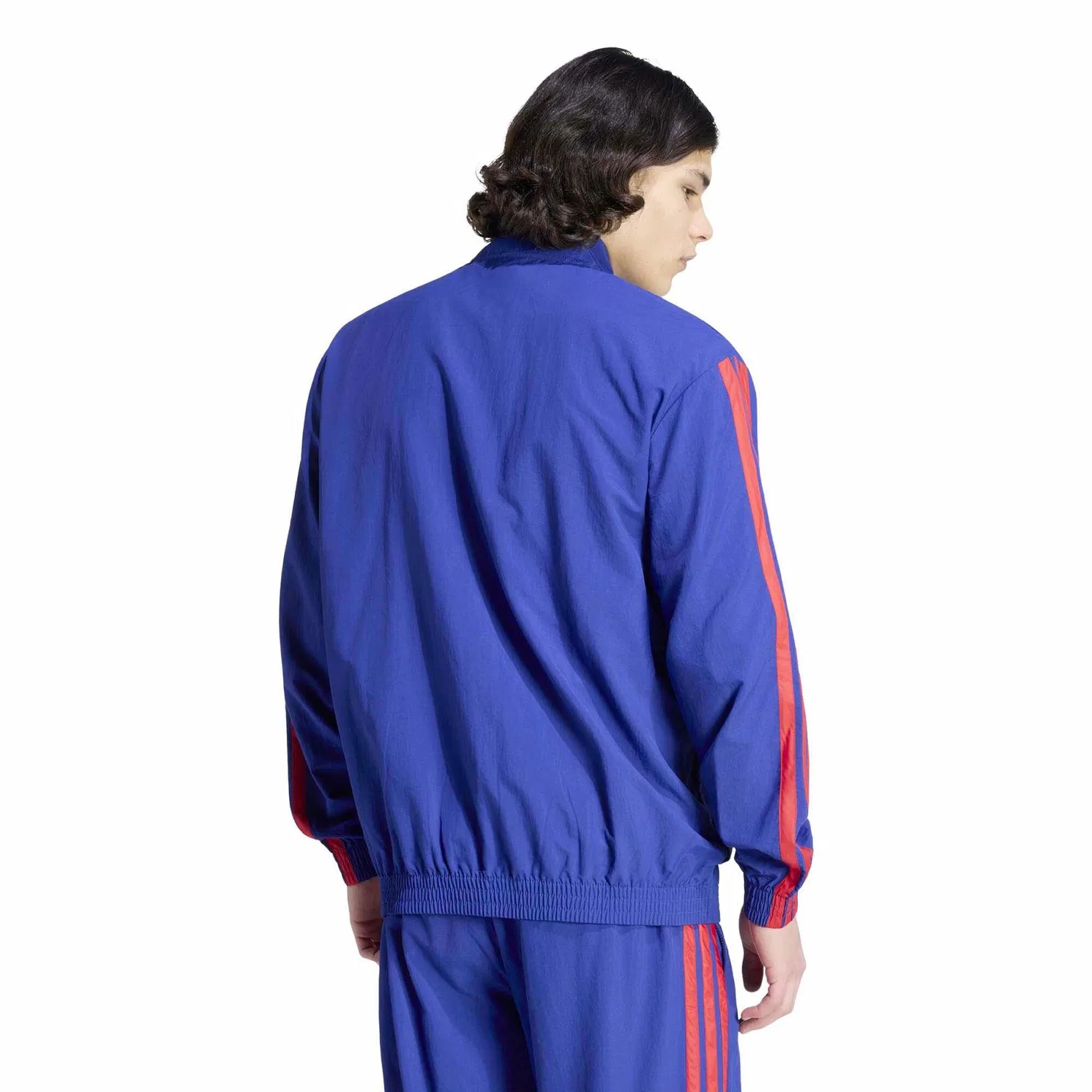 Мужская спортивная футболка с длинным рукавом Adidas Sport M 3S Wv Tt Wc, BLAU — фото 3