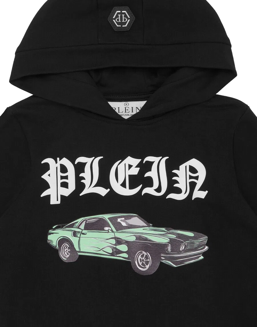 Толстовка Philipp Plein 'Racing' черного цвета — фото 3