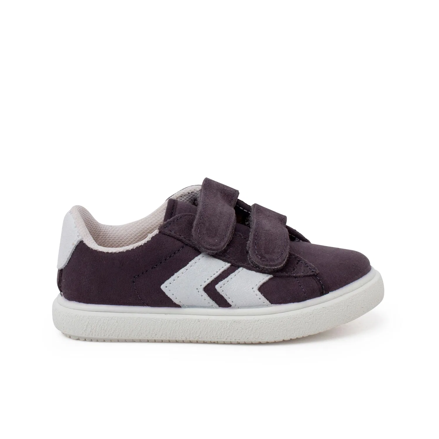 Детские кроссовки с боковыми полосками и липучками Pisamonas Sneakers Con Bande Laterali E Chiusura A Strappo Scamosciato Pisamonas, Anthracite