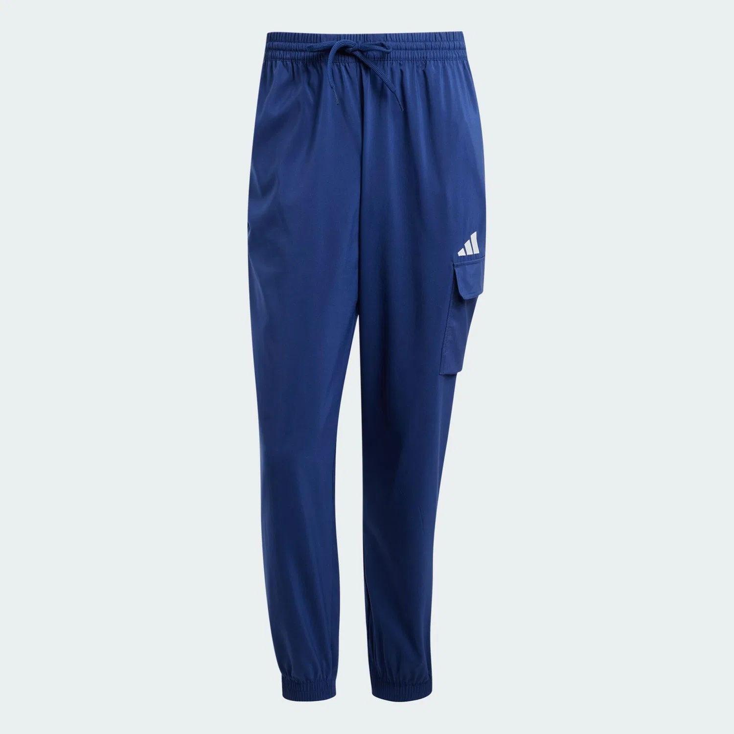 Мужские карго-брюки с принтом Essentials Small Logo Adidas, Dunkelblau Weiss