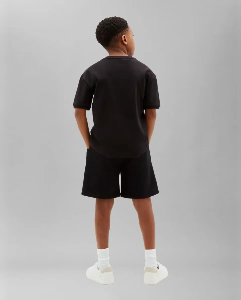 Детская футболка для мальчиков с контрастным принтом Calvin Klein, Negro — фото 2