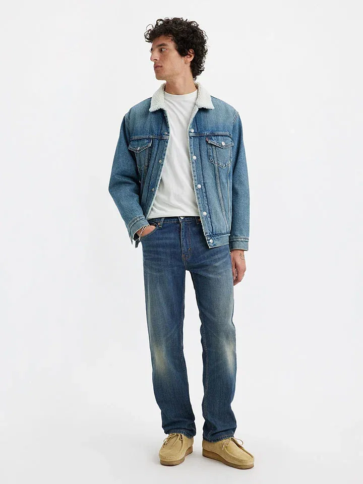 Мужские джинсы свободного кроя 569 Levi's, Blue — фото 4