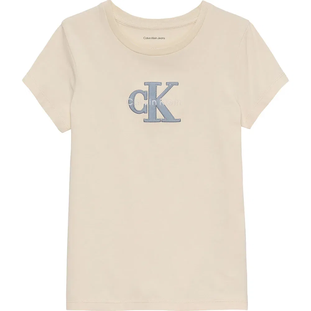 Футболка с коротким рукавом Calvin Klein, бежевый