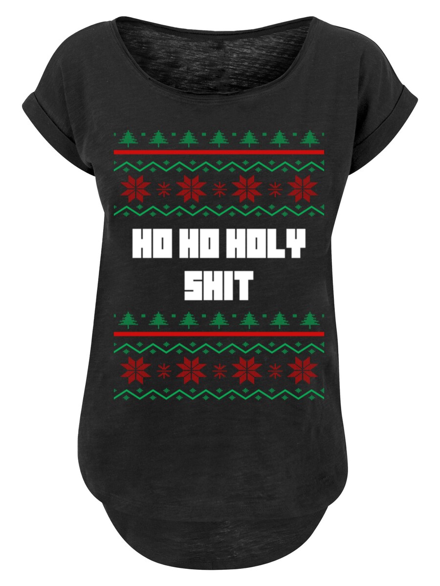 

Рубашка F4NT4STIC Ho Ho Holy, черный