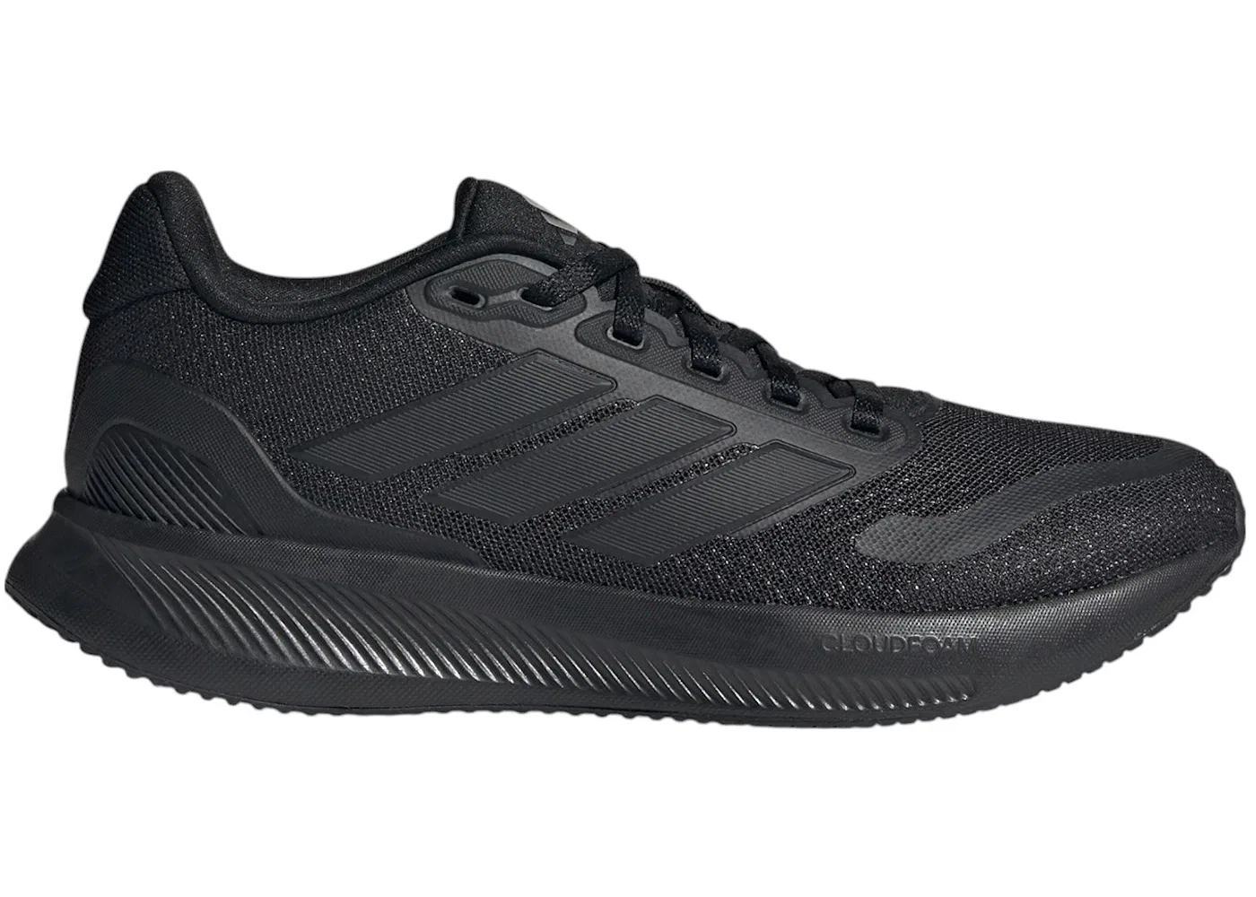 Детские кроссовки для мальчиков с сетчатым верхом Adidas Runfalcon 5, Core Black Core Black Core Black