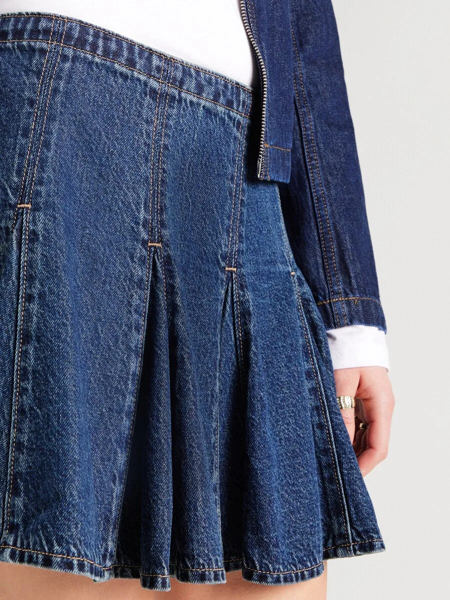 Юбка LEVI'S 'Godet' из синей джинсовой ткани — фото 2