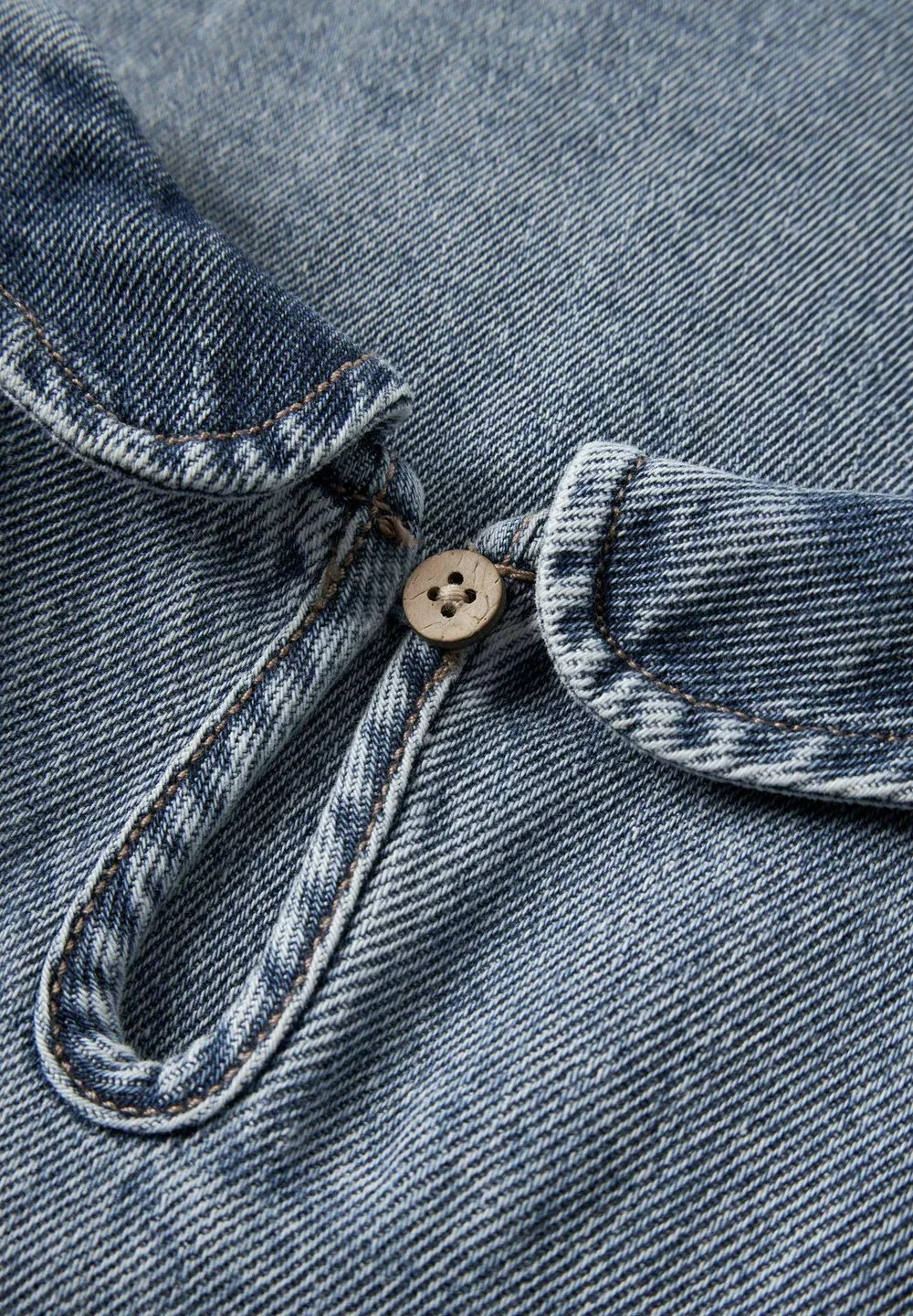 Платье Спенсер из джинсовой ткани - джинсовое платье Lil' Atelier, Medium Blue Denim — фото 3