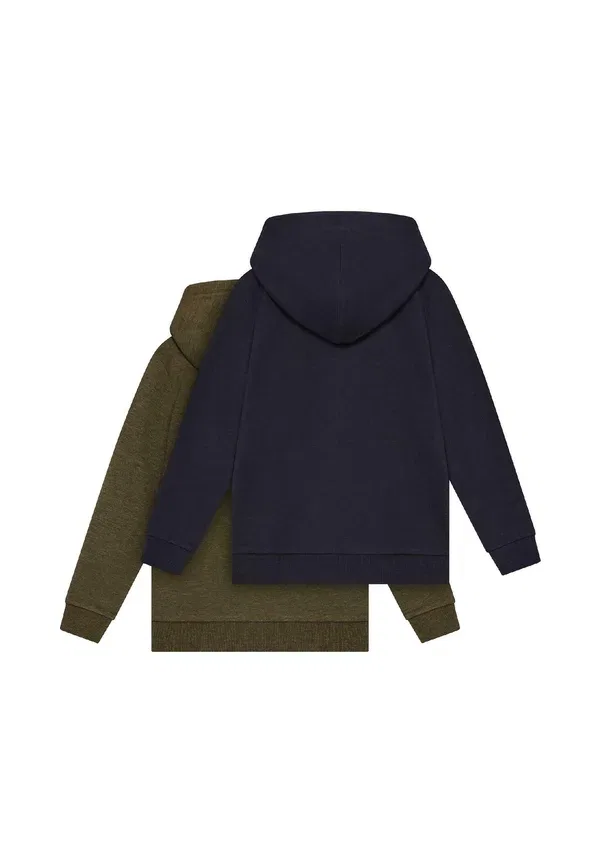 Толстовка на молнии с капюшоном 2-pack Misweat Minymo dark olive, оливковый — фото 2