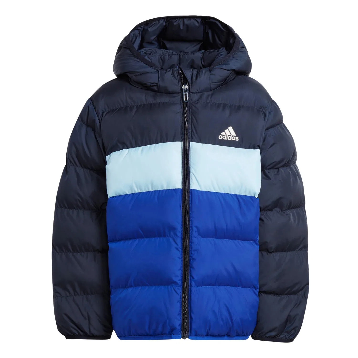 Детская куртка с искусственным утеплителем Synthetic Down Jacke Adidas, Dunkelblau Blau — фото 3