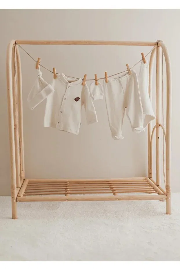 Детский комплект одежды для новорожденных хлопковый Latelier Midumi, Beige