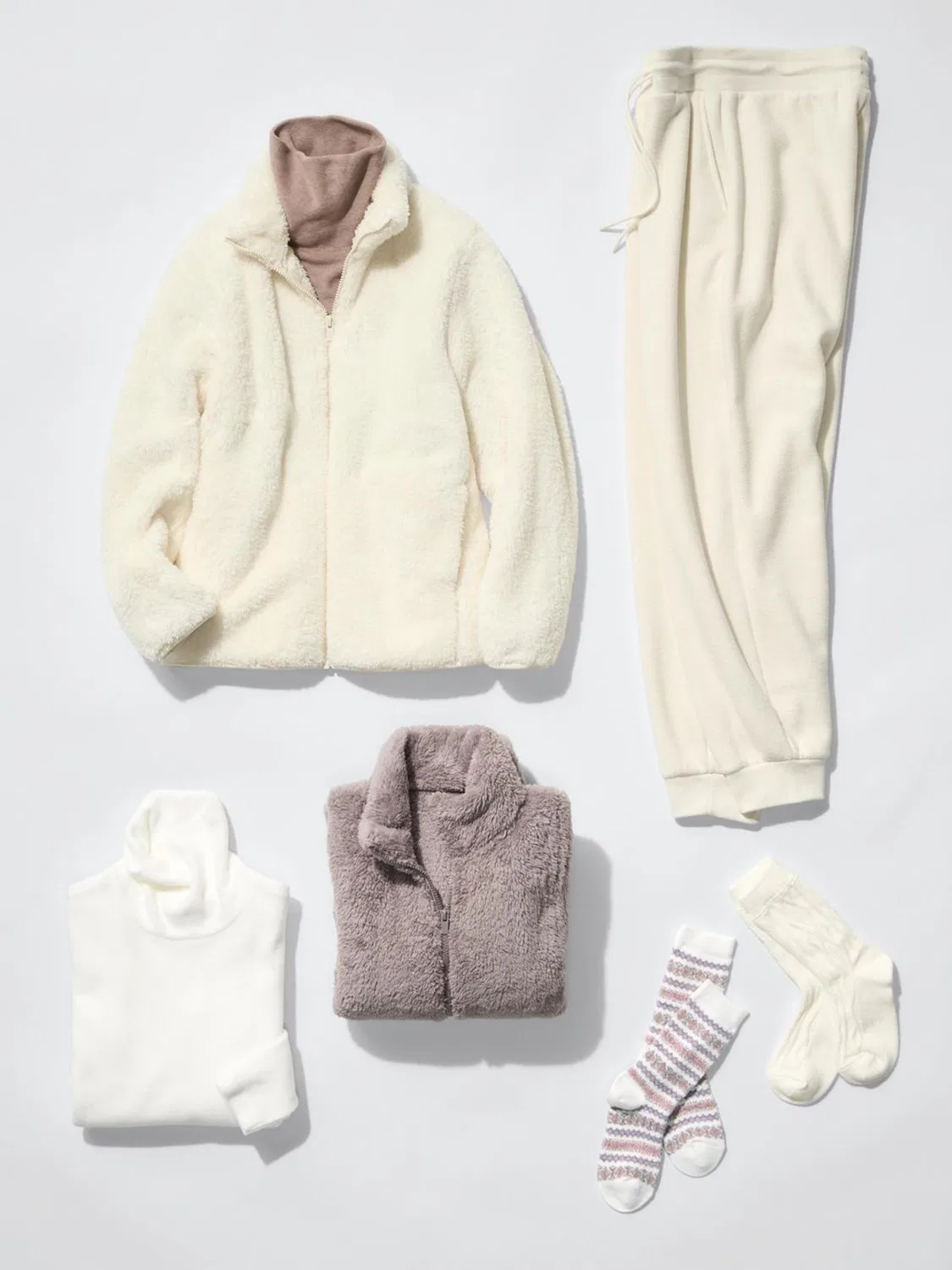 Брюки утепленные свободные Uniqlo, темно-синий — фото 2