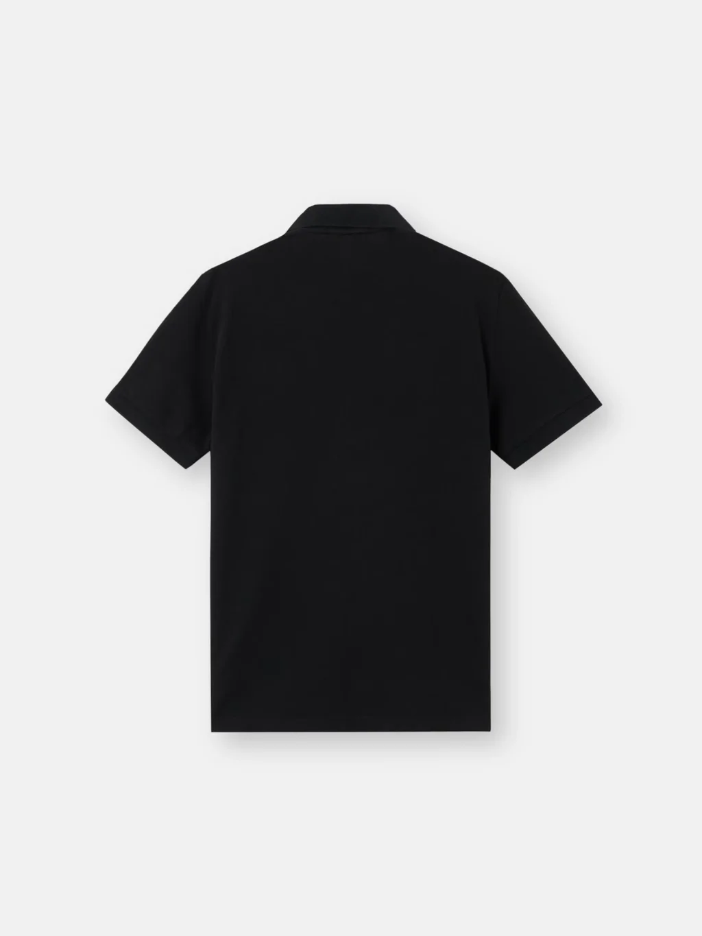 Мужское поло Stone Island Slim Fit Short-sleeve With Compass Patch, черный — фото 2