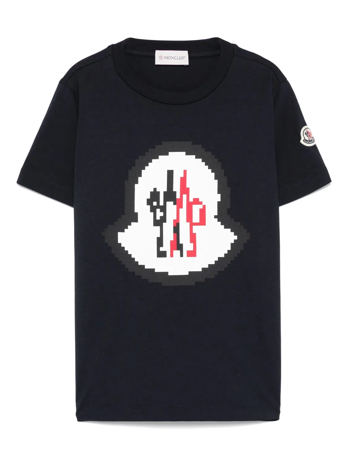 Футболка для мальчиков из 100% хлопка MONCLER GENIUS, синий