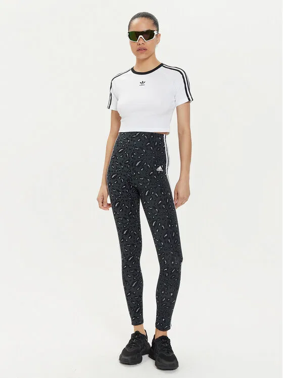 Футболка slim fit 3-Stripes Baby Adidas, белый — фото 2