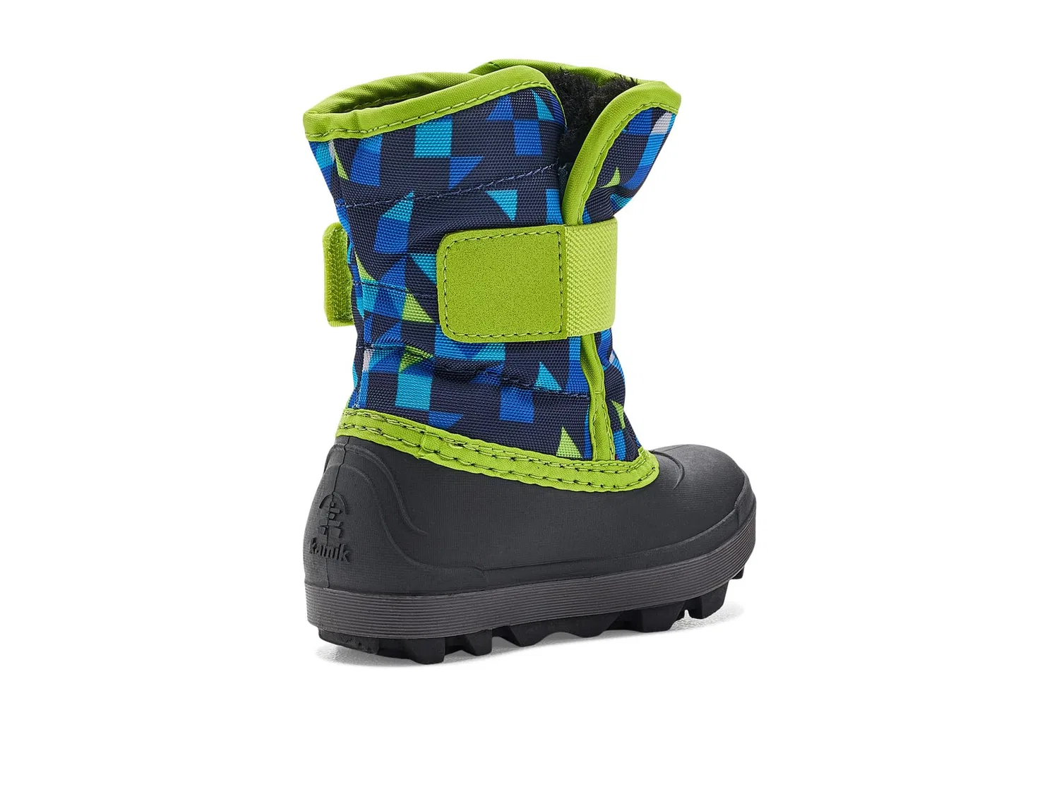 Ботинки Snowbug 7p (для малышей и маленьких детей) Kamik Kids, Navy/Lime — фото 4