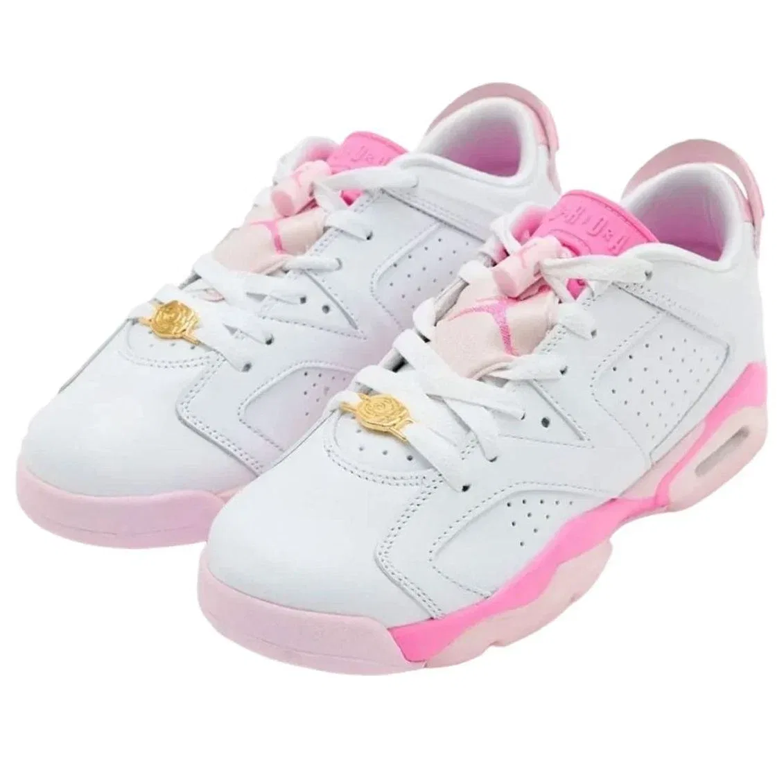 Детские кроссовки с низким верхом Air Jordan 5 Low China Rose, белый — фото 2