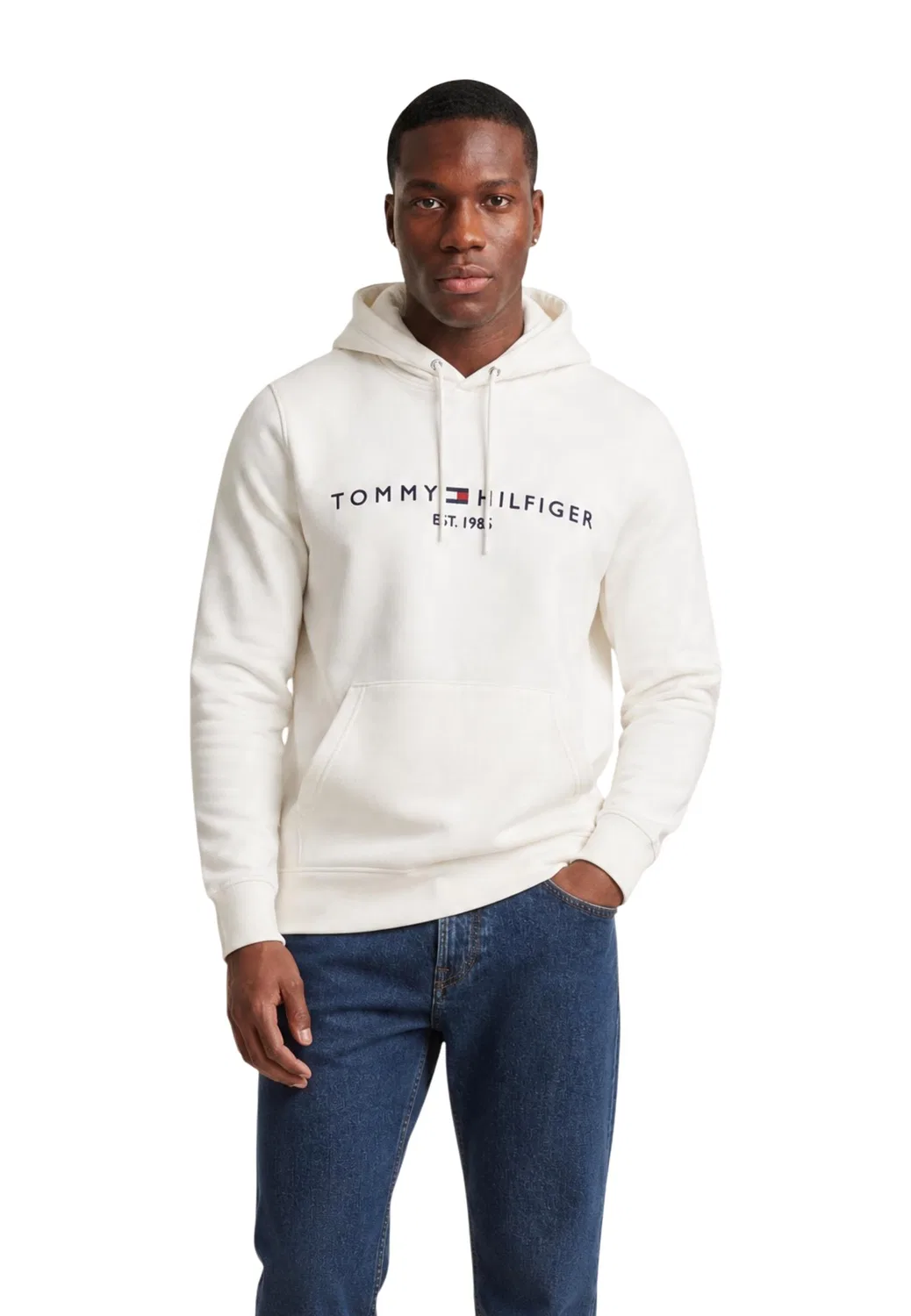 Мужской свитшот с капюшоном TOMMY LOGO Tommy Hilfiger, Beige
