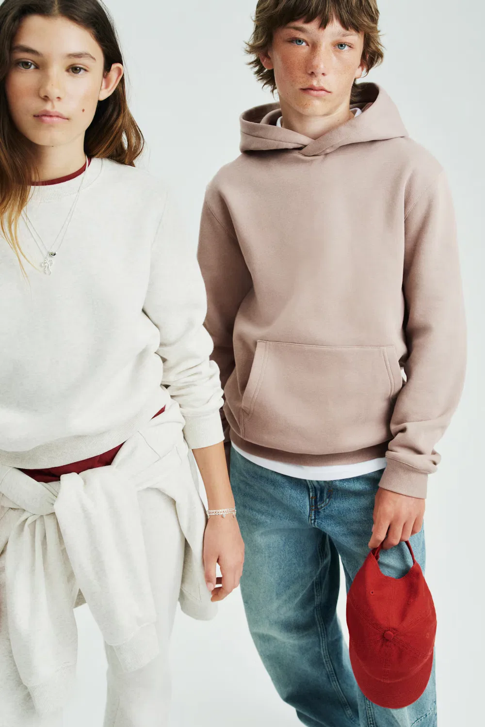 Худи с мягкой внутренней подкладкой H&M, Beige