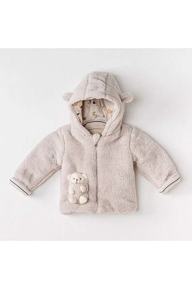 Детское пальто для девочек с капюшоном let s love nature welsoft baby coat stone Generic Brands, Multi-Colored