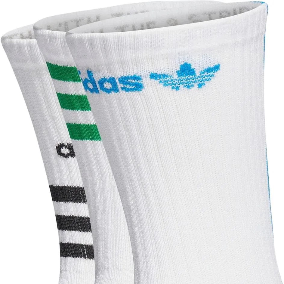 Детские носки с графическим принтом комплект 3 пары Adidas Originals, White — фото 3