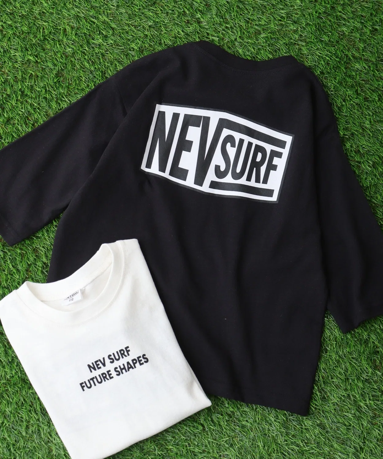 Детская футболка с принтом NEVSURF FUNALIVE, Black